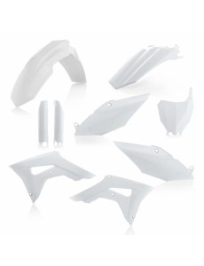 KIT PLÁSTICOS COMPLETO ACERBIS HONDA CR-F 450 2017-2018 BRANCO